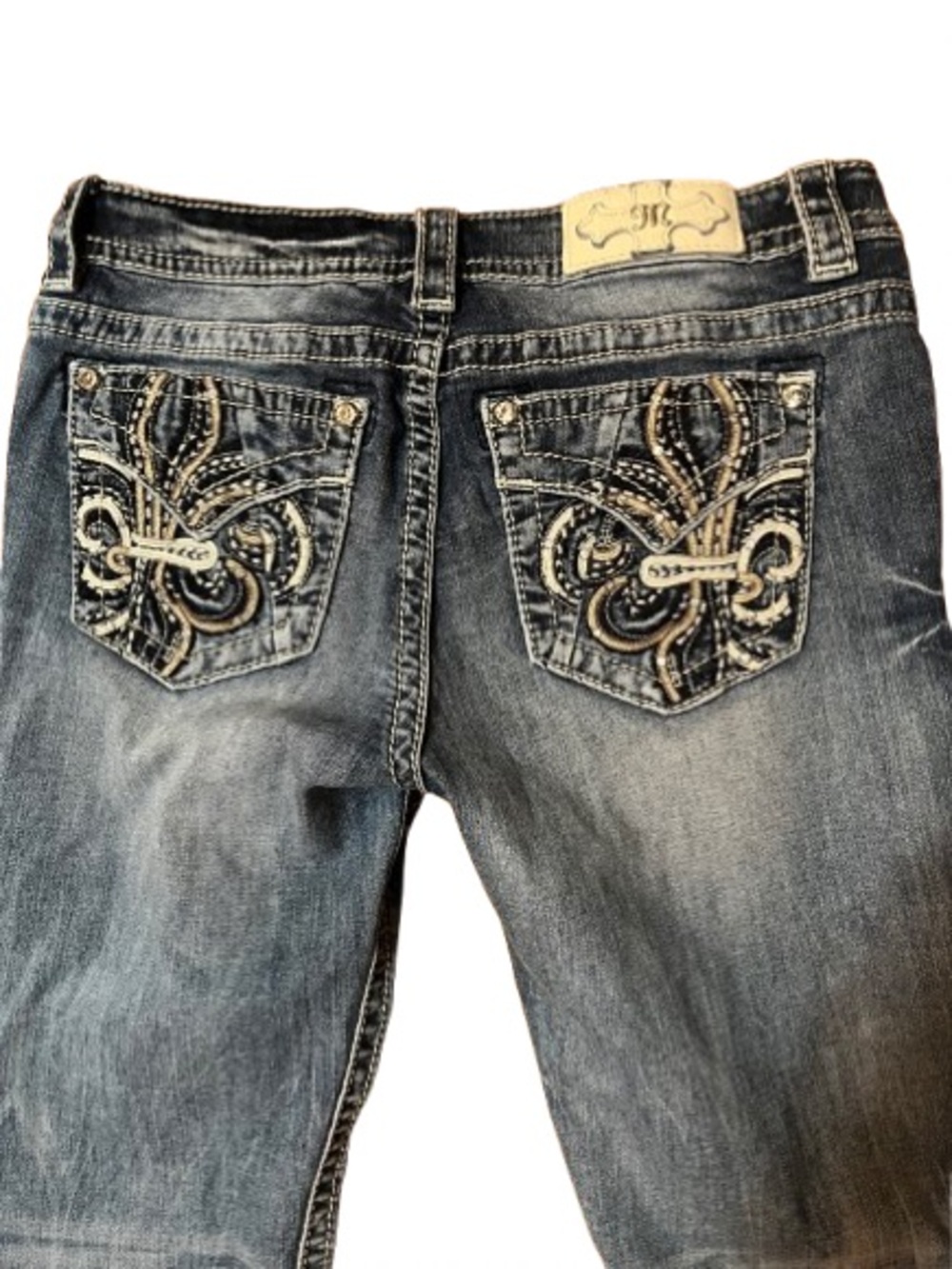 Embellished Dark Wash Women’s Jeans